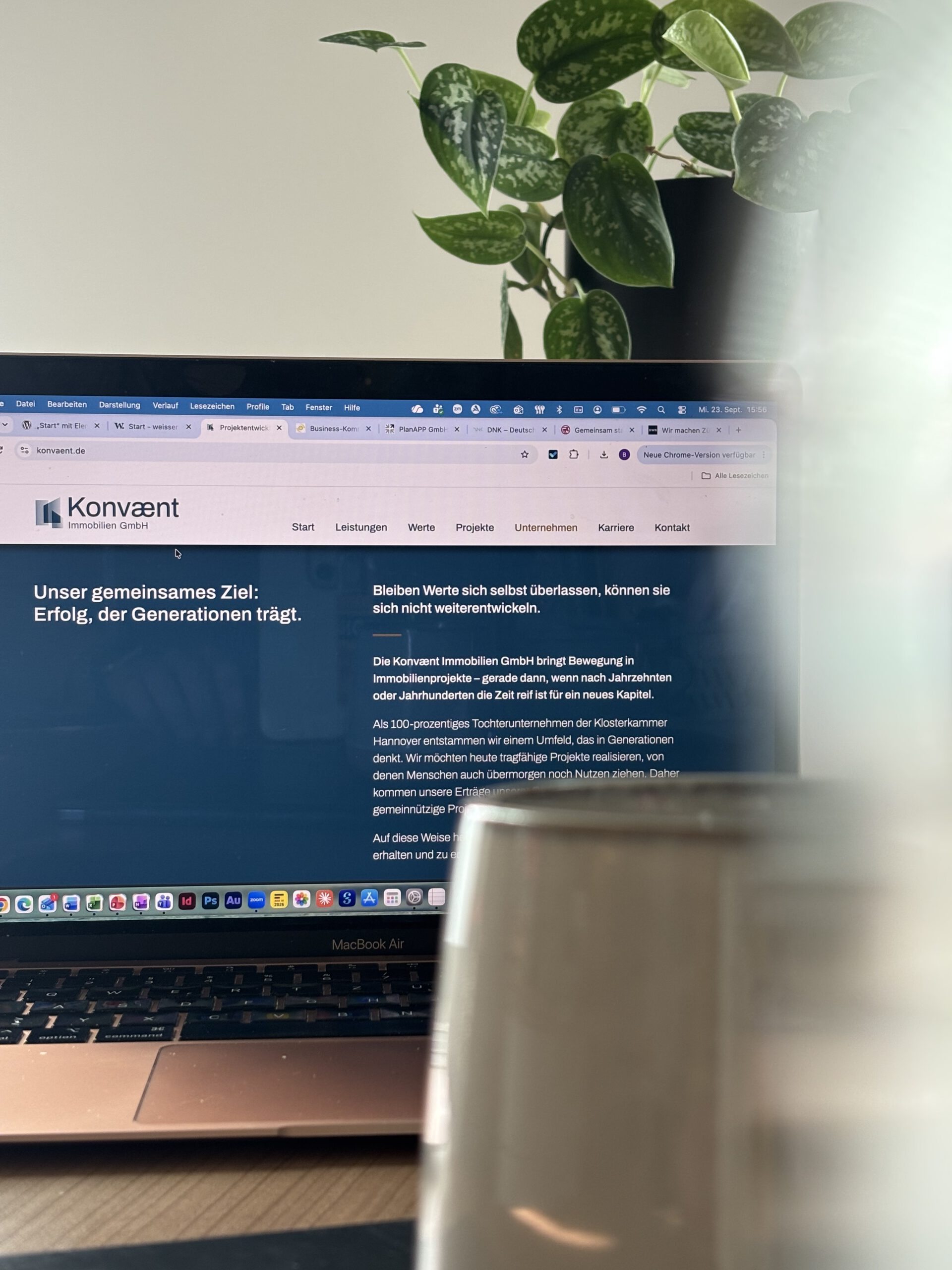 Benjamin Weisser – Markenentwicklung: Konvænt Immobilien