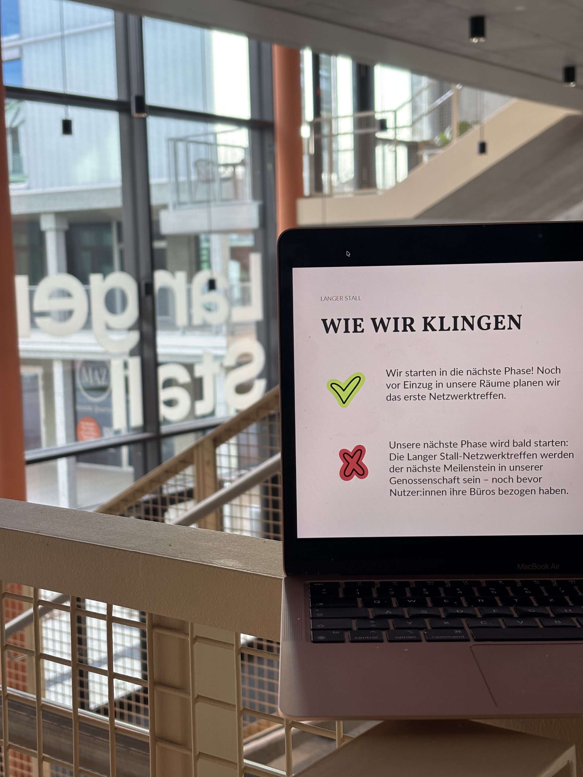 Benjamin Weisser – Tone of Voice: Langer Stall