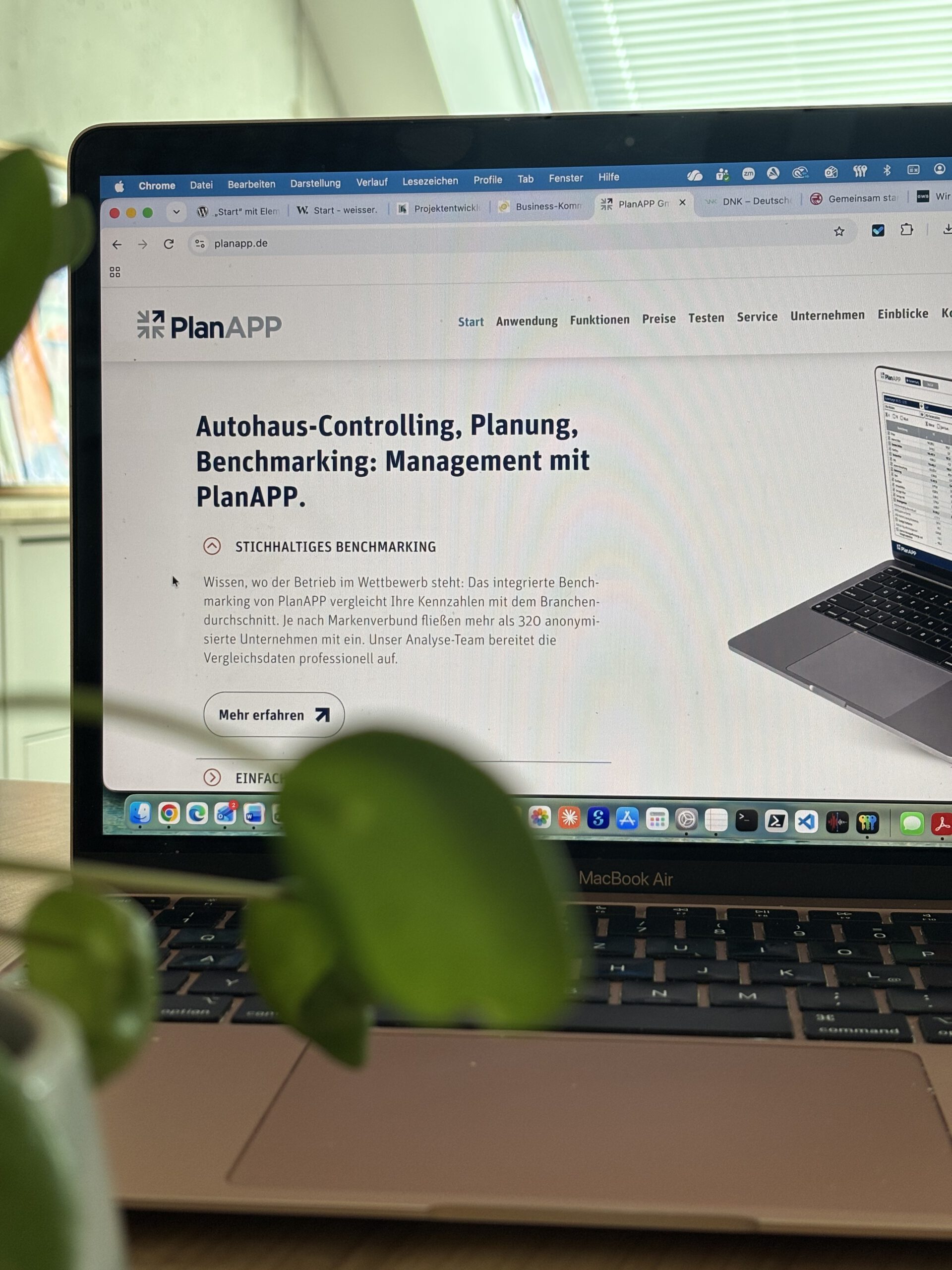 Benjamin Weisser – Website-Relaunch & SEO: PlanAPP